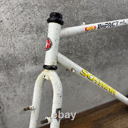 Vintage Schwinn Impact Pro Frame Set 21 in Mountain MOS Cafe 26 CRMO Large