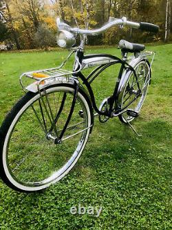 Vintage Schwinn Jaguar Mark VI Tank Bike 1965 Mens 26 Cruiser 2Sp Kickback SALE