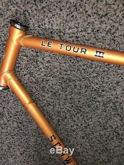 Vintage Schwinn Le Tour III Frame Burnt Orange HTF Cycle Bicycle Road Bike