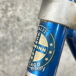 Vintage Schwinn Lil Tiger Banana Seat Bike Blue Training Wheel 12 Stingray Pixie