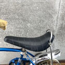 Vintage Schwinn Lil Tiger Banana Seat Bike Blue Training Wheel 12 Stingray Pixie