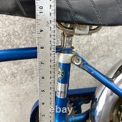 Vintage Schwinn Lil Tiger Banana Seat Bike Blue Training Wheel 12 Stingray Pixie