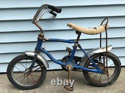 Vintage Schwinn Lil Tiger Bicycle Bike Sky Blue Survivor Old School