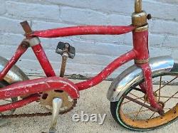 Vintage Schwinn Lil Tiger Stingray Bicycle Bike Red