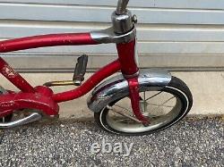 Vintage Schwinn Lil Tiger Stingray Original Red 12 Bicycle with Training Wheels