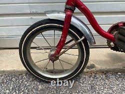 Vintage Schwinn Lil Tiger Stingray Original Red 12 Bicycle with Training Wheels