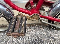 Vintage Schwinn Lil Tiger Stingray Original Red 12 Bicycle with Training Wheels