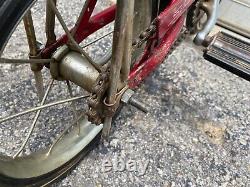 Vintage Schwinn Lil Tiger Stingray Original Red 12 Bicycle with Training Wheels