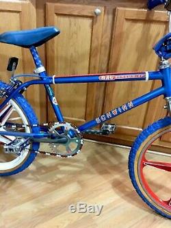 Vintage Schwinn Mag Scrambler Freestyle Bmx Bike 1979 Boy 20 Thrasher Blue Rare