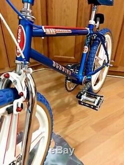 Vintage Schwinn Mag Scrambler Freestyle Bmx Bike 1979 Boy 20 Thrasher Blue Rare