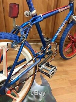 Vintage Schwinn Mag Scrambler Freestyle Bmx Bike 1979 Boy 20 Thrasher Blue Rare