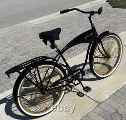 Vintage Schwinn Mark IV Jaguar February 1952 Freshly Powder Coated Gold 140