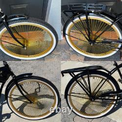 Vintage Schwinn Mark IV Jaguar February 1952 Freshly Powder Coated Gold 140