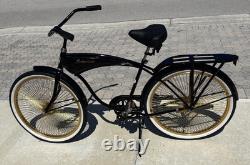 Vintage Schwinn Mark IV Jaguar February 1952 Freshly Powder Coated Gold 140