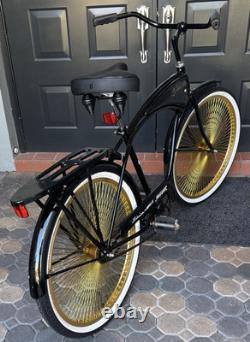 Vintage Schwinn Mark IV Jaguar February 1952 Freshly Powder Coated Gold 140
