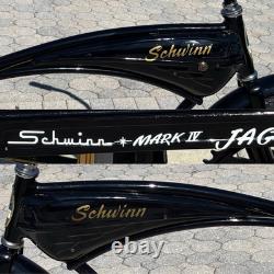 Vintage Schwinn Mark IV Jaguar February 1952 Freshly Powder Coated Gold 140
