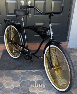 Vintage Schwinn Mark IV Jaguar February 1952 Freshly Powder Coated Gold 140