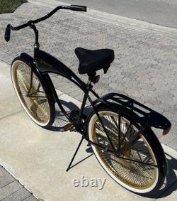 Vintage Schwinn Mark IV Jaguar February 1952 Freshly Powder Coated Gold 140