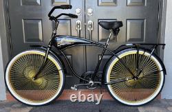 Vintage Schwinn Mark IV Jaguar February 1952 Freshly Powder Coated Gold 140
