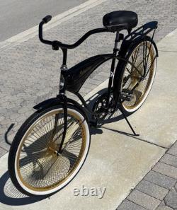 Vintage Schwinn Mark IV Jaguar February 1952 Freshly Powder Coated Gold 140