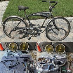 Vintage Schwinn Mark IV Jaguar February 1952 Freshly Powder Coated Gold 140