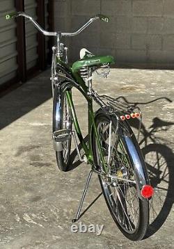 Vintage Schwinn May 1972, Campus Green, Phantom Tank, Bendix 2 Speed Yellow kickbac