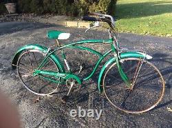 Vintage Schwinn Men's 26 Tiger Bike No Tires Front Rack Original Good
