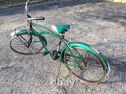 Vintage Schwinn Men's 26 Tiger Bike No Tires Front Rack Original Good