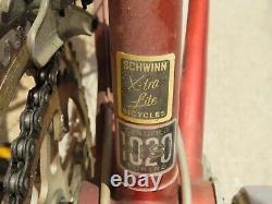 Vintage Schwinn Men's X-tra Lite Bicycle Le Tour Tourist Very Nice! Free Ship