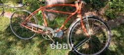 Vintage Schwinn Mens 26 Straight Bar Bicycle Frame
