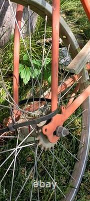Vintage Schwinn Mens 26 Straight Bar Bicycle Frame