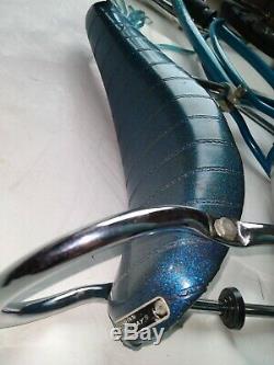 Vintage Schwinn Midget Re-done Blue Custom Springer Stingray 16 Nov. 1978 U. S. A