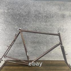 Vintage Schwinn Mirada Bike Frame 4130 Chromoly Steel 23in Brown 26 MTB Cafe