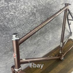 Vintage Schwinn Mirada Bike Frame 4130 Chromoly Steel 23in Brown 26 MTB Cafe