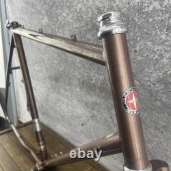 Vintage Schwinn Mirada Bike Frame 4130 Chromoly Steel 23in Brown 26 MTB Cafe