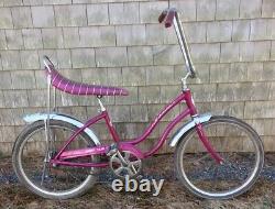 Vintage Schwinn Muscle Bike Slik Chik Original Survivor Sting-Ray Girls 1970s
