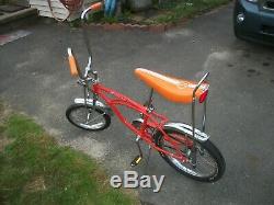Vintage Schwinn Orange Krate Bicycle Bike