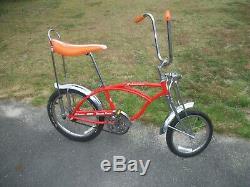 Vintage Schwinn Orange Krate Bicycle Bike