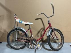 Vintage Schwinn PIXIE Stingray Sting Ray 16 Wheels Convertible Children's Bike