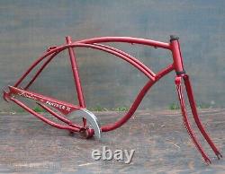 Vintage Schwinn Panther 2 Bike FRAME FORK CHAINGUARD 26 Wheels Cruiser Bicycle