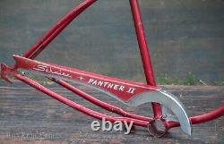 Vintage Schwinn Panther 2 Bike FRAME FORK CHAINGUARD 26 Wheels Cruiser Bicycle