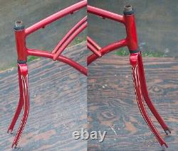 Vintage Schwinn Panther 2 Bike FRAME FORK CHAINGUARD 26 Wheels Cruiser Bicycle