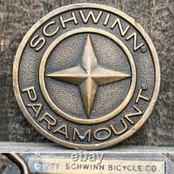 Vintage Schwinn Paramount Belt Buckle c 1977 Schwinn Bicycle Co 70s 1970s
