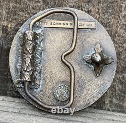 Vintage Schwinn Paramount Belt Buckle c 1977 Schwinn Bicycle Co 70s 1970s