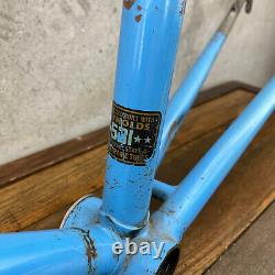 Vintage Schwinn Paramount Frame Set 64 cm USA 25 1973 73 Blue Tall 123 mm Frame