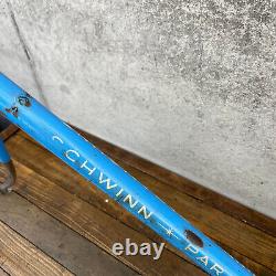 Vintage Schwinn Paramount Frame Set 64 cm USA 25 1973 73 Blue Tall 123 mm Frame