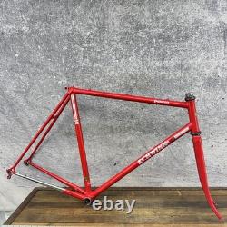 Vintage Schwinn Peloton Road Bike Frame 56cm Red Columbus Steel 700c 126 Japan