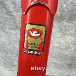 Vintage Schwinn Peloton Road Bike Frame 56cm Red Columbus Steel 700c 126 Japan