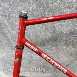 Vintage Schwinn Peloton Road Bike Frame 56cm Red Columbus Steel 700c 126 Japan