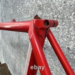 Vintage Schwinn Peloton Road Bike Frame 56cm Red Columbus Steel 700c 126 Japan